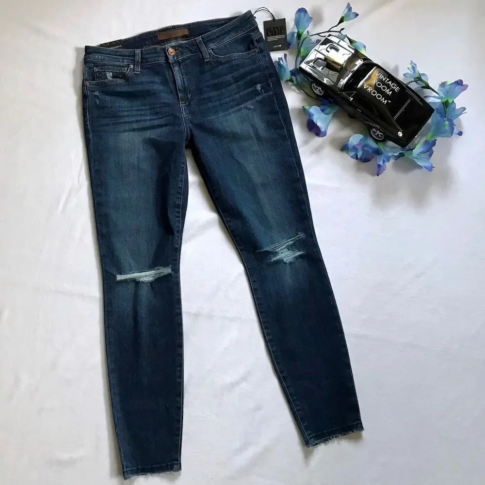 Joe's Jeans NWT Joyce Distressed Skinny Ankle Jeans Women 30 - Picture 3 of 10
